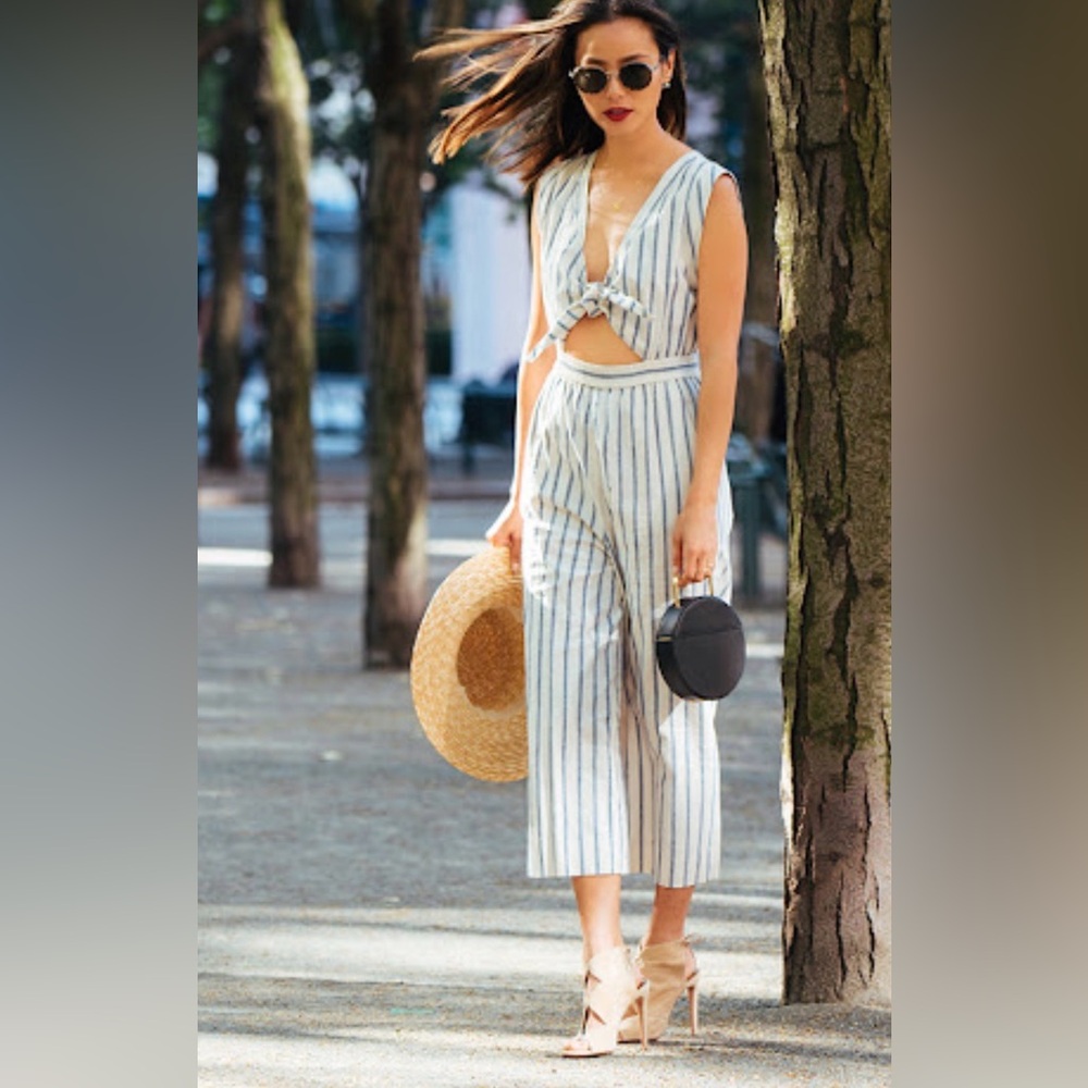 Madewell | Linen & Cotton Tie-Front Culotte